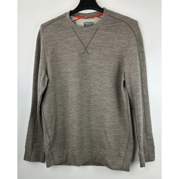 Icebreaker Merino Wool Sweater Mens Large Crewneck Long Sleeve Lightweight *Flaw - Picture 2 of 14